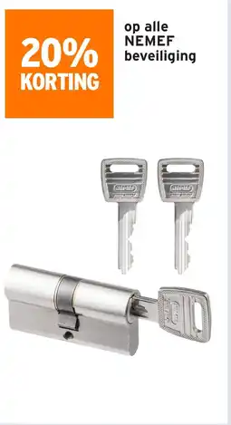 GAMMA Op alle nemef beveiliging aanbieding