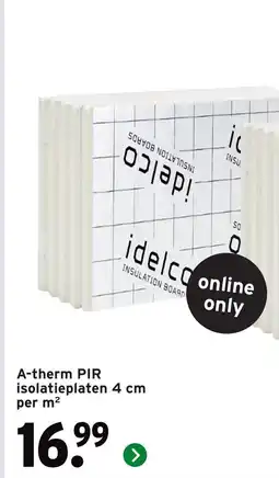 GAMMA A therm PIR isolatieplaten aanbieding
