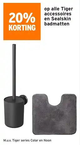 GAMMA Op alle Tiger accessoires en Sealskin badmatten aanbieding