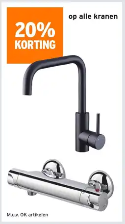 GAMMA Op alle kranen aanbieding