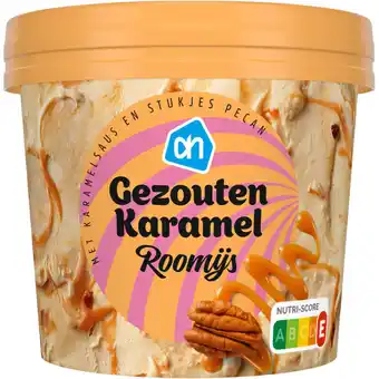 Albert Heijn AH Gezouten karamel roomijs aanbieding