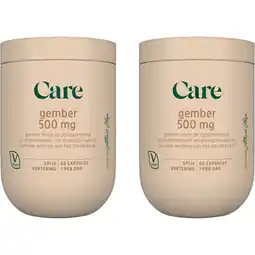 Albert Heijn Care Gemberpoeder 500mg 2-pack aanbieding