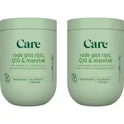 Albert Heijn Care Rode gist rijst, Q10 & maretak 2-pack aanbieding
