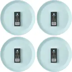 Albert Heijn AH Herbruikbare bordjes blauw 27cm 4-pack aanbieding