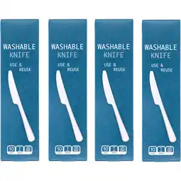 Albert Heijn AH Mes herbruikbaar 4-pack aanbieding