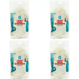 Albert Heijn AH Latex handschoenen one size 4-pack aanbieding