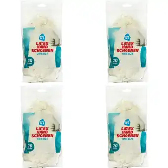 Albert Heijn AH Latex handschoenen one size 4-pack aanbieding
