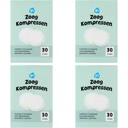 Albert Heijn AH ZoogKompressen 4-pack aanbieding