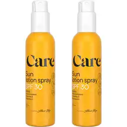 Albert Heijn AH Care Sun spray spf30 2-pack aanbieding