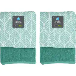 Albert Heijn AH Keuken- en theedoek mint set 2-pack aanbieding