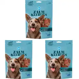 Albert Heijn AH Zalmkluifjes kleine-middel hond 3-pack aanbieding