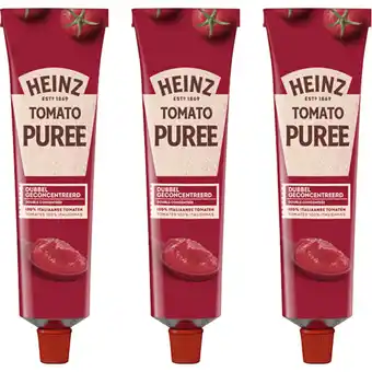 Albert Heijn Heinz Tomatenpuree 3-pack aanbieding