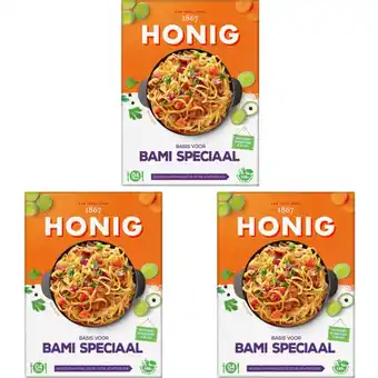 Albert Heijn Honig Basis voor bami speciaal 3-pack aanbieding