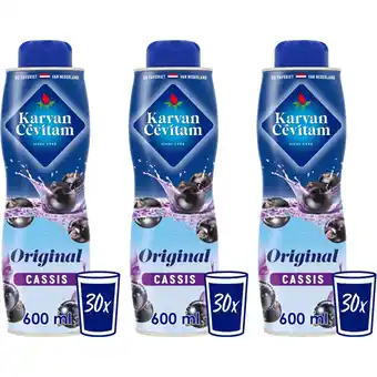 Albert Heijn Karvan Cévitam Original cassis siroop 3-pack aanbieding