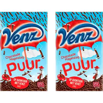 Albert Heijn Venz Hagelslag puur 2-pack aanbieding