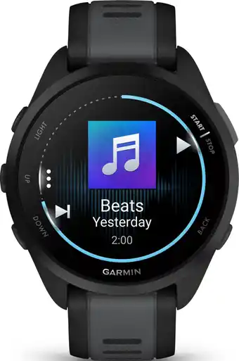 Coolblue Garmin Forerunner 165 Music Zwart/Grijs aanbieding