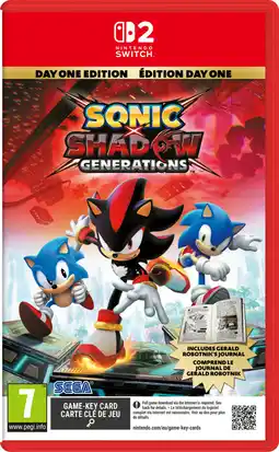 Coolblue Sonic x Shadow Generations Nintendo Switch 2 aanbieding