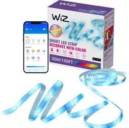 Coolblue WiZ RGB Lightstrip - Gekleurd Licht - 30 meter aanbieding