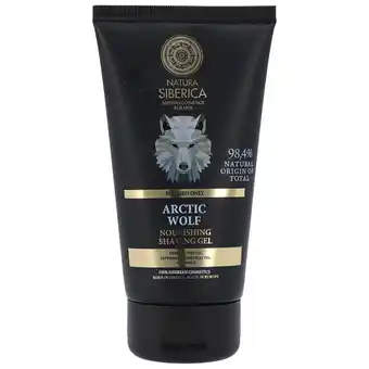 Holland & Barrett Natura Siberica Men Nourishing Shaving Gel Arctic Wolf - 150ml aanbieding