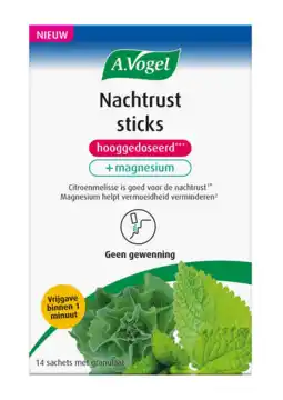 De Online Drogist A.Vogel Nachtrust Sticks aanbieding
