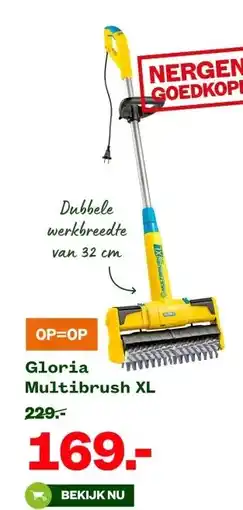 Welkoop Gloria Multibrush XL aanbieding