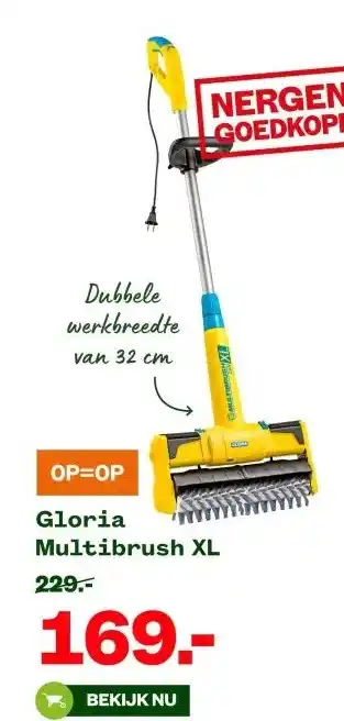 Welkoop Gloria Multibrush XL aanbieding