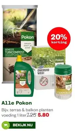 Welkoop Alle Pokon aanbieding