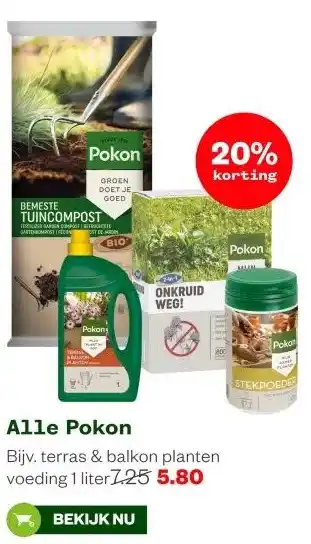 Welkoop Alle Pokon aanbieding