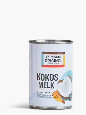 Flink Fairtrade Original Kokosmelk 400ml aanbieding