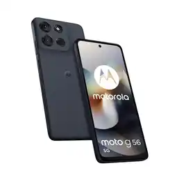 MediaMarkt Motorola Moto G56 5g- Black Oyster - 256 Gb Zwart aanbieding