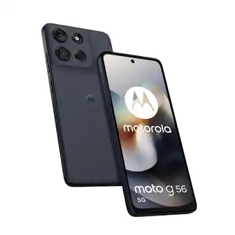 MediaMarkt Motorola Moto G56 5g- Black Oyster - 256 Gb Zwart aanbieding