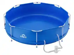 Lidl CRIVIT Zwembad met stalen frame Ø 300 x 76 cm aanbieding