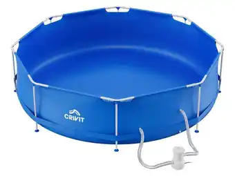 Lidl CRIVIT Zwembad met stalen frame Ø 300 x 76 cm aanbieding