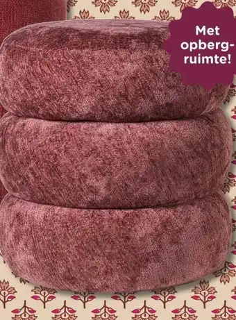 Xenos Poefjes Opbergpoef Bubbles aanbieding