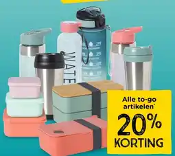 Xenos Alle to-go artikelen* aanbieding