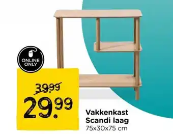 Xenos Vakkenkast Scandi laag aanbieding