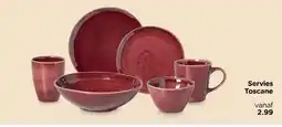Xenos Servies Toscane aanbieding