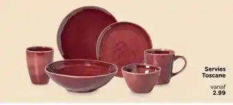 Xenos Servies Toscane aanbieding