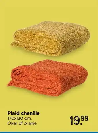 Xenos Plaid chenille aanbieding
