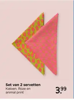 Xenos Set van 2 servetten aanbieding