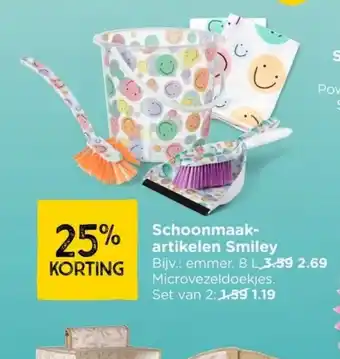 Xenos Schoonmaak artikelen Smiley aanbieding