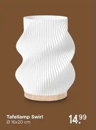 Xenos Tafellamp Swirl aanbieding