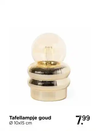 Xenos Tafellampje goud aanbieding