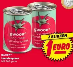Nettorama gwoon tomatenpuree aanbieding