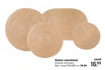 Xenos Rieten vloerkleed aanbieding