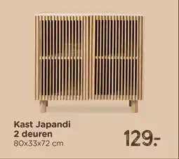 Xenos Kast Japandi 2 deuren aanbieding