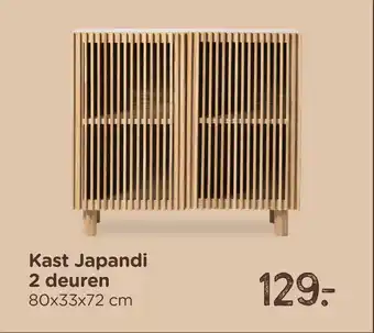 Xenos Kast Japandi 2 deuren aanbieding