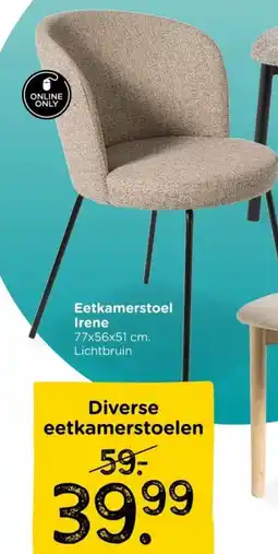 Xenos eetkamerstoelen aanbieding