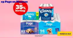 Bol.com Page en Kleenex aanbieding