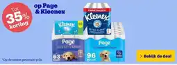Bol.com Tot 35% korting op Page & Kleenex aanbieding